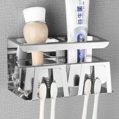 China Viable Unique Design Hot Sale Travel Bathroom Toothbrush Holder Wall Mounted Organizer for sale