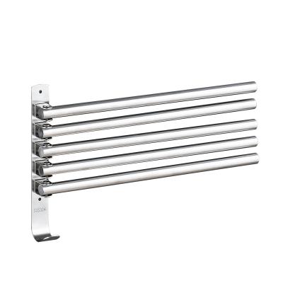 China Modern High Quality Black Service Stainless Steel Towel Rack Bathroom for sale