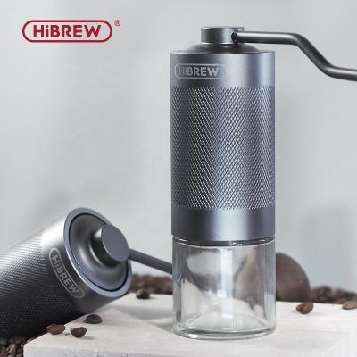 China Car HiBREW Hot Selling Stainless Steel Hand Crank Manual Coffee Grinder Home Use for sale