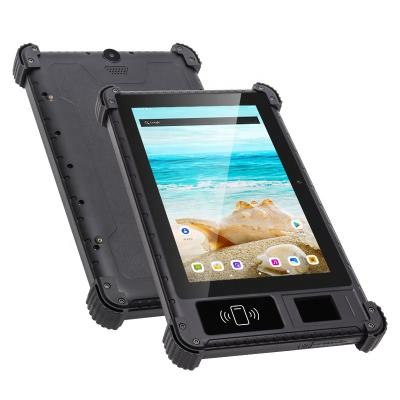 China Waterproof UTAB R817 8.0 Inch IPS Touch Screen Android Waterproof 4G Industrial Rugged Tablet PC 8000mAh Battery With NFC Front Reader for sale