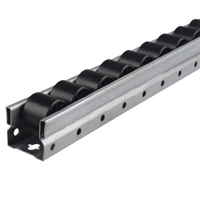 China Black JY 2046F Metal Roller Track PP Wheel Aluminium Roller Track for sale