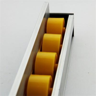 China JY-2045E 4M Higher Side Aluminium Roller Track Yellow Wheel for sale