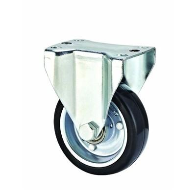 China Conductive Iron Core Rubber Swivel Caster 120KG Anti Static Caster Wheels for sale