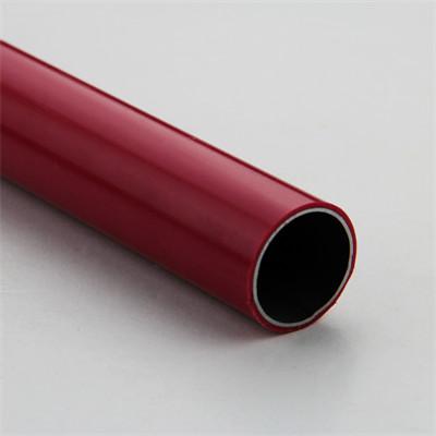 China JY-4000DH-P Red PE Lean Tube Polyethylene Coated Pipe 1.2mm Thick for sale