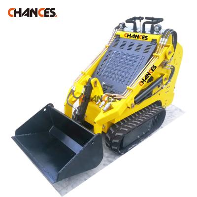 China China high quality 23hp power of hotels mini skid steer loader than hysoon mini skid steer loader with attachment like dingo TORO for sale