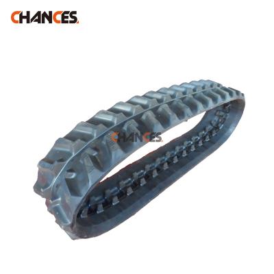 China 200*72mm Spare Parts Tracks 200*72mm Mini Skid Steer Mini Loader Ox Skid Rubber Tracks Factory Direct Sales Original Rubber Spare Parts for sale