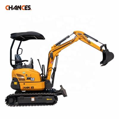 China Hotels Mini Digger Factory Sale Mini Excavator 1.8 Ton Excavator for sale