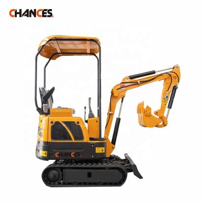 China Hotels Factory Price Mini Excavator China 1.2 Ton Mini Digger Small Excavator for sale