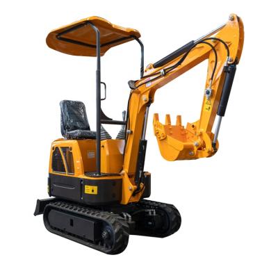 China Hotels Factory Price Mini Excavator China 1.2 Ton Mini Digger Small Excavator Used Mini Farm Excavator for sale