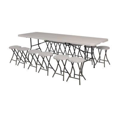 China Long Banquet Table 8ft Times Plastic Modern For Wedding for sale