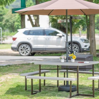 China Modern Wholesale Folding Plastic Tables For Camping So External Folding Portable for sale