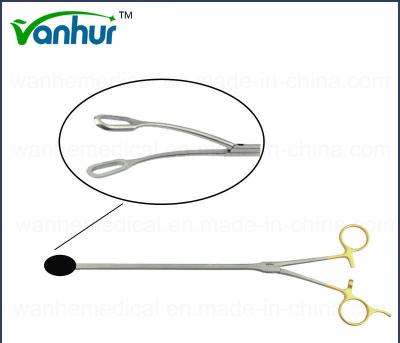 China Group Adult Thoracoscopy Instruments with 14.5mm Head Length Masher Grasping Forceps for sale