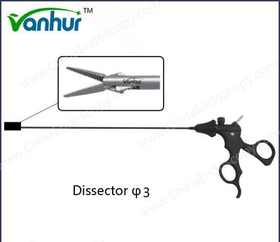 China Group Children 3mm Laparoscopic Dissecting Forceps with ISO13485 and Certification for sale