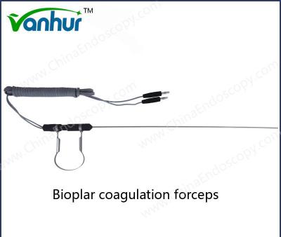 China Lumbar Transforaminal Endoscope Bioplar Coagulating Forceps for Minimal Tissue Damage for sale