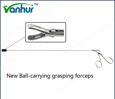 China Ent Bronchoscopy Instruments Ball-Carrying Grasping Forceps for Reusable ENT Surgeries for sale