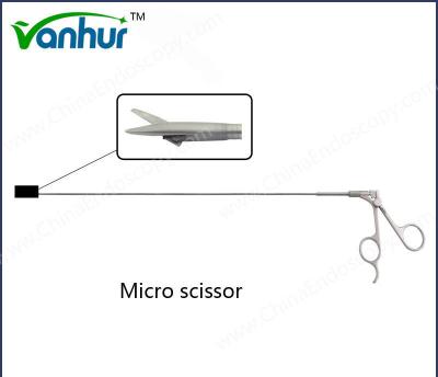 China Professionele chirurgische micro-schaar voor volwassen neurochirurgie Endoscopische instrumenten Te koop