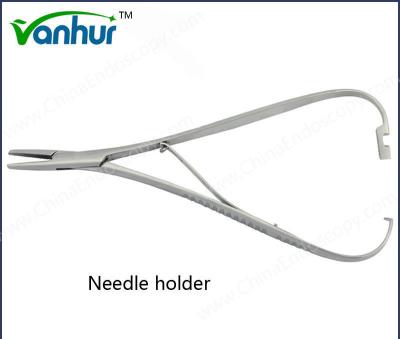 China Group Adult Ent Basic Surgical Instruments Straight with Lock Needle Holder Forceps for sale