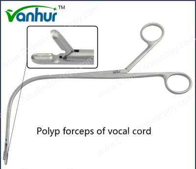 China Steel Throat Instruments Polyp Forceps Of Vocal Cord For Professional Polyp Extraction for sale