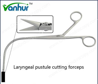 China ODM Left Right Open Throat E.N.T.Surgical Instruments Laryngeal Pustule Cutting Scissors for sale