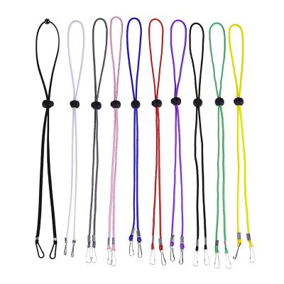 China DYS019 Rope Shape Handmade Braided Adjustable Colorful Rope Mouth-muffle Cocking Rope 9 Colors Anti-lost Mouth-muffle Collar for sale