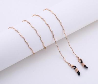 China GGS009 Wedding Metal Gold And Silver Sunglass Chain Beads Eyeglass Chain Jewelry For Women And Men Chain for sale