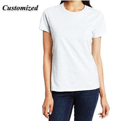 China Anti-pilling 3801 custom men's summer spring solid color O neck popular short sleeve pullover logo and patter unisex women's T-shirt for sale