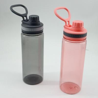 China 700ml BPA free viable unisex direct drinking tritan water bottle with handle for GYM sport for sale