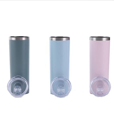 China New 304 Viable Pure Stainless Steel Straw Straight Cup Slimming Car Color Stainless Steel Cups for sale