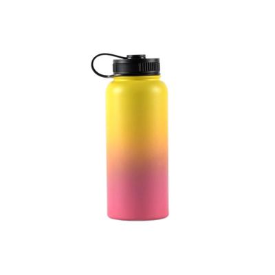 China Modern Stainless Steel Custom Large Capacity Sports Gradient Ramp Portable Water Bottles for sale