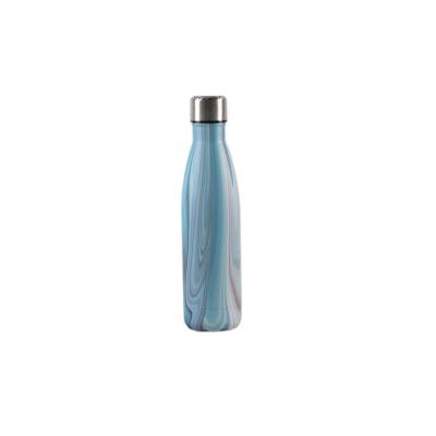 China 2021 New Designed Cola Bottle Shape 304 Stainless Steel Transitional Double Wall Colorful Water Bottle for sale