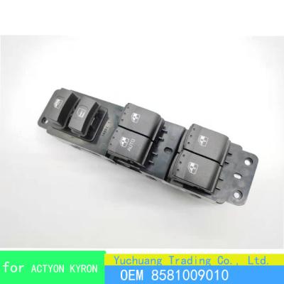 China 8581009010 Window Power Master Switch For Ssangyong ACTYON KYRON 85810 09010 8581009010 Door Push Button Glass Left Hand 2007-2009 for sale