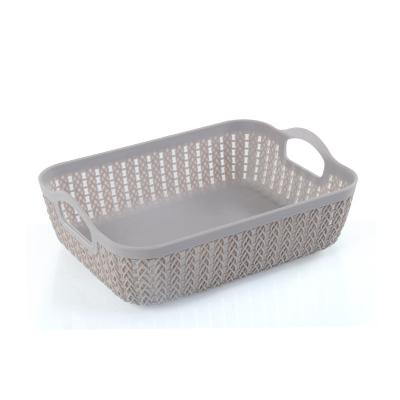 China Medium Plastic Basket Stocked for sale