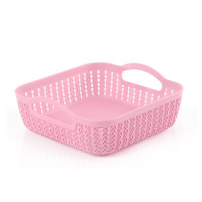 China Square stored plastic basket for sale