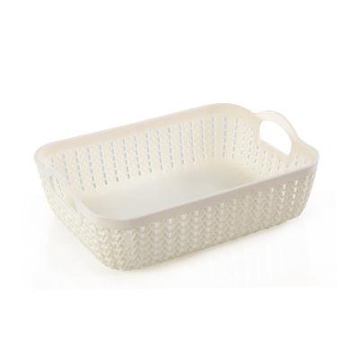 China Medium Plastic Basket Stocked for sale