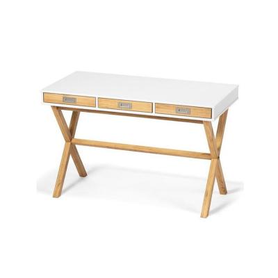 China Modern Computer Desk Table Workstation PC Laptop Table 3 Drawers 3 Drawers with Particleboard Top Shelf for Study Home Office for sale