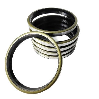 China Factory Supply Rubber Iron Shell Dustproof Ring + Iron Shell Hydraulic Cylinder Dustproof Seal GA 70*80*7/10 70*80*7/10 for sale