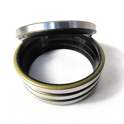 China Factory Supply Rubber Iron Shell Dustproof Ring + Iron Shell Hydraulic Cylinder Dustproof Seal GA 70*80*7/10 70*80*7/10 for sale