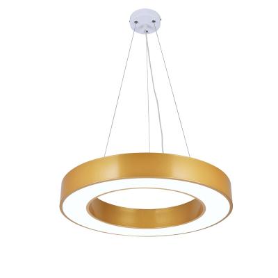 China Europe modern quality different diameter PC cover inner ring led pendant lamp led droplight for residence project for sale