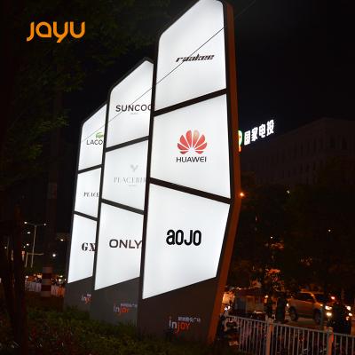 China Shopping Mall Steel Metal LED Lighthouse Signs Aluminum Signs Advertising Lighting Business Signs for sale