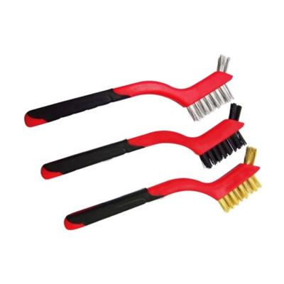 China Handle Bbq Utensil Stainless Steel Wire Grill Cleaning Brush good quality Manufacturer Painting Tool Set zu verkaufen