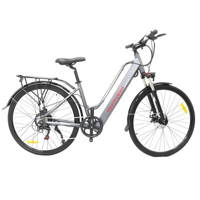 China 26 Inch 48V 750W Women's Ebike Bafang Motor 750W Men's Electric Bicycle City Bike With Mechanical Brake Leisure Urban E-Bike for sale