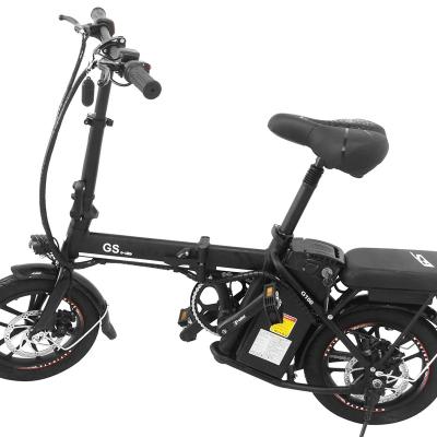 China OEM 48V250W Custom Electric Folding Bike 48V 250W 14 Steps Adult E-Bike Cheap Folding Electric Bicycle With Lithium Battery for sale