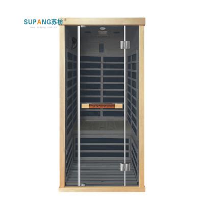 China Computer Control Panel Special Offer 1 Person Sauna Dry Room Factory Outlet Factory Outlet Cheap Portable Infrared Sauna Rooms for sale