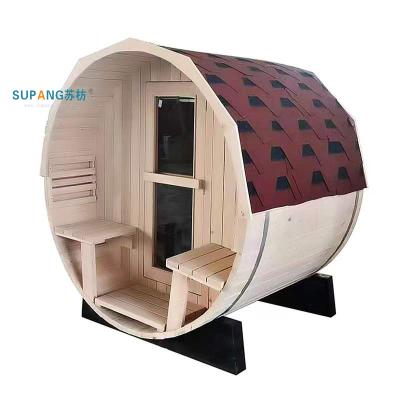 China Computer control panel household and commercial sauna room saturated steam sauna room wood sauna room for sale