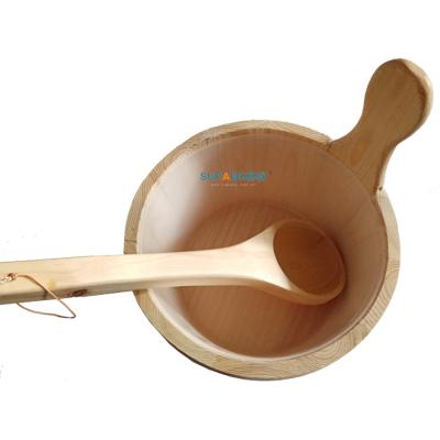 China Hot Selling Wooden Computer Control Panel Sauna Barrels And Spoons Steam Sauna Accessories for sale