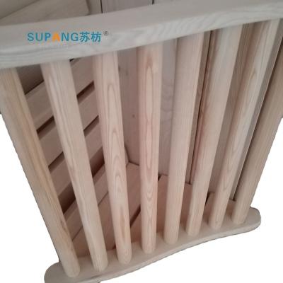 China Wooden computer control panel sauna room sauna accessories imported cheap hemlock sauna backrest for sale