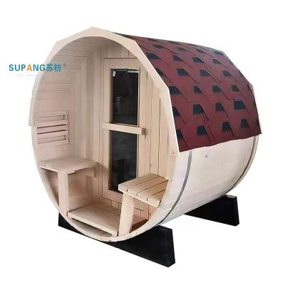 China Hot Sale Computer Control Panel 2022 Steam Sauna Room 4 People Steam Solid Wood Sauna Sauna Rooms for sale