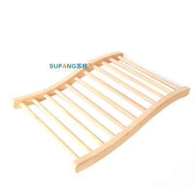 China Computer Control Panel Sauna Accessories Wooden Sauna Backrest Steam Sauna Backrest for sale