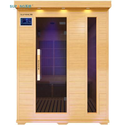 China High quality computer control panel hemlock imported from Canada home infrared sauna rooms for sale