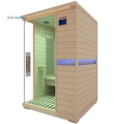 China Persson Indoor Factory China Best Sauna Far Infrared One Piece Computer Control Panel High Quality for sale